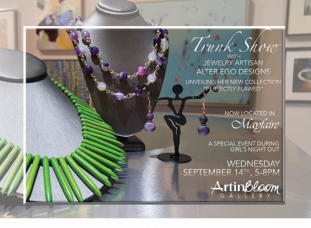 Jewelry Trunk Invitation, Art as Jewelry as Art, 2022