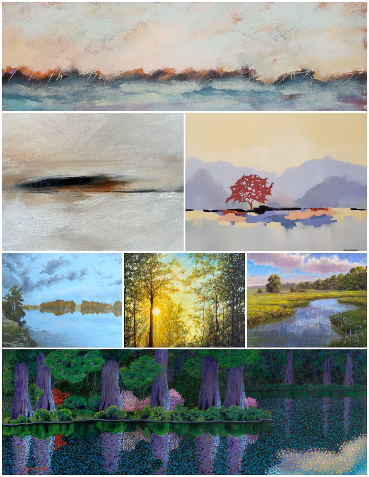 “Landscapes Reimagined: A Themed Group Exhibit” - Art in Bloom Gallery