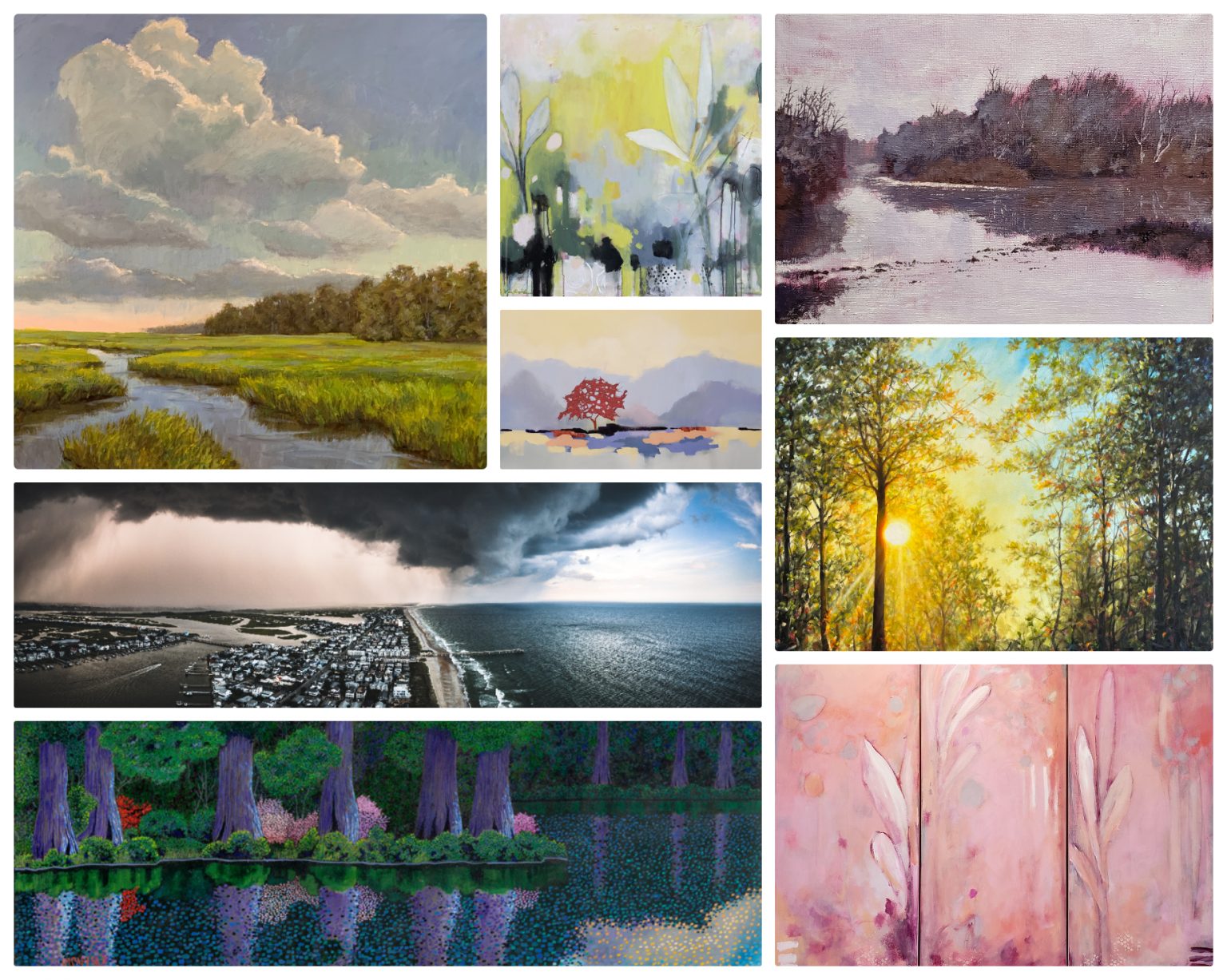 Artist Reception for “Landscapes Reimagined” Exhibit - Art in Bloom Gallery