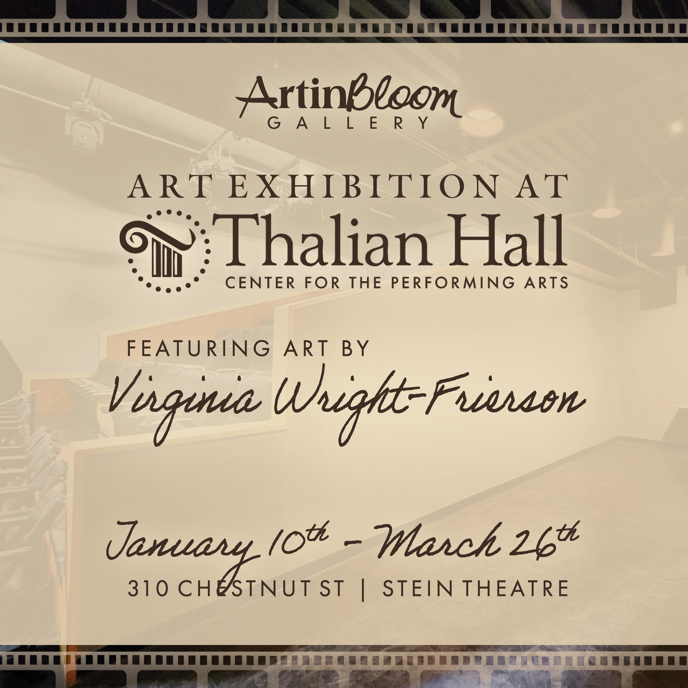 Art Exhibit at Thalian Hall: Featuring Virginia Wright-Frierson