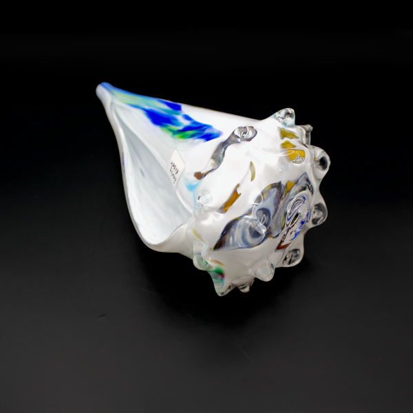 Blown Glass Shell "Early Riser" - Image 2