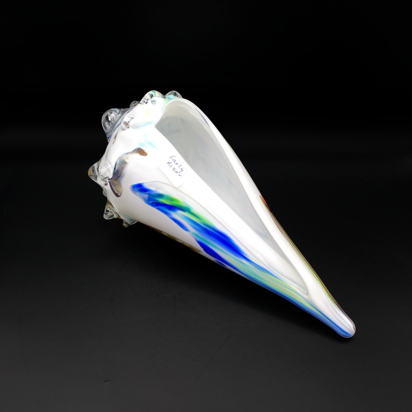 Blown Glass Shell "Early Riser" - Image 4