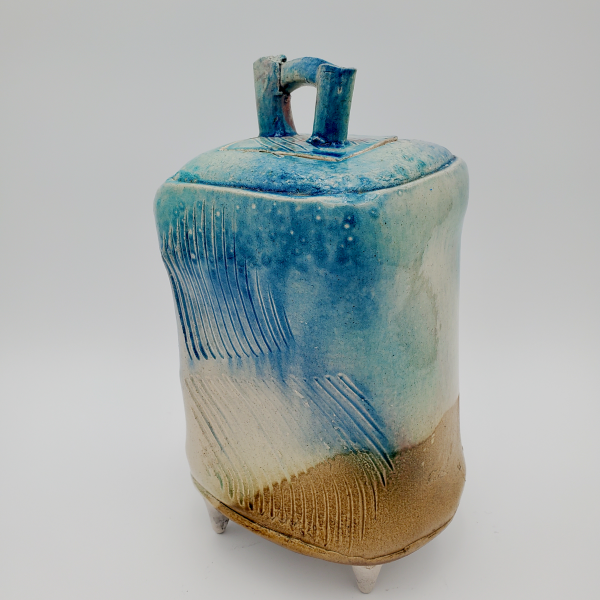 Raku Container with Lid (RK.CT.11)