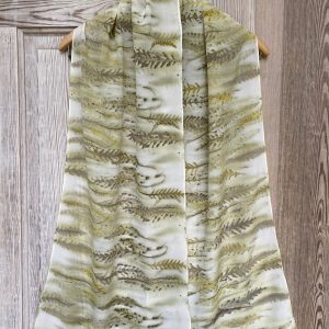 Silk Scarf "Grevillea on Crepe de Chine" (RY25.5)