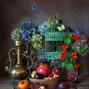 Hydrangea and Fruit