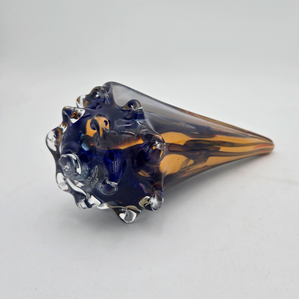 Blown Glass Shell "Bluesy" - Image 2