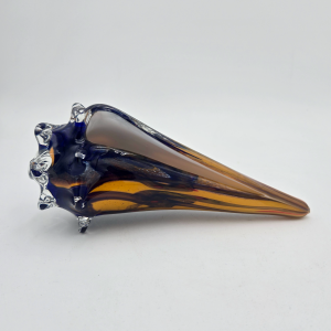 Blown Glass Shell "Bluesy"