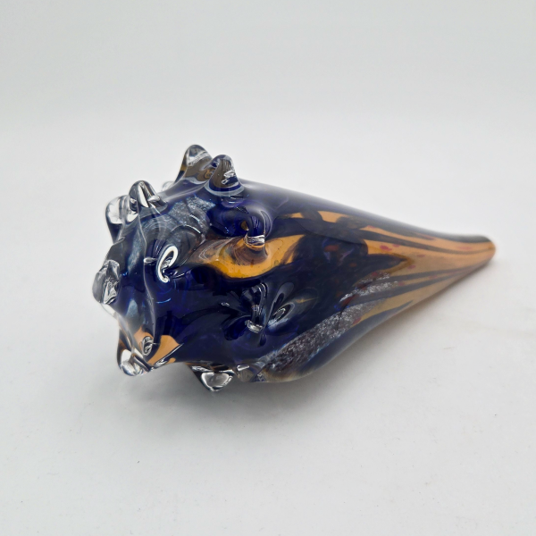 Blown Glass Shell "Bluesy" - Image 4