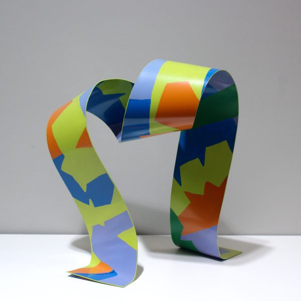Ribbon Sculpture (Green, Orange, Blue, Purple) - Image 2