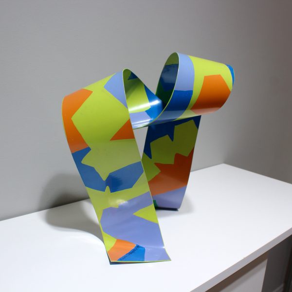 Ribbon Sculpture (Green, Orange, Blue, Purple) - Image 3