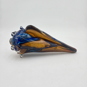Blown Glass Shell "Trickle"