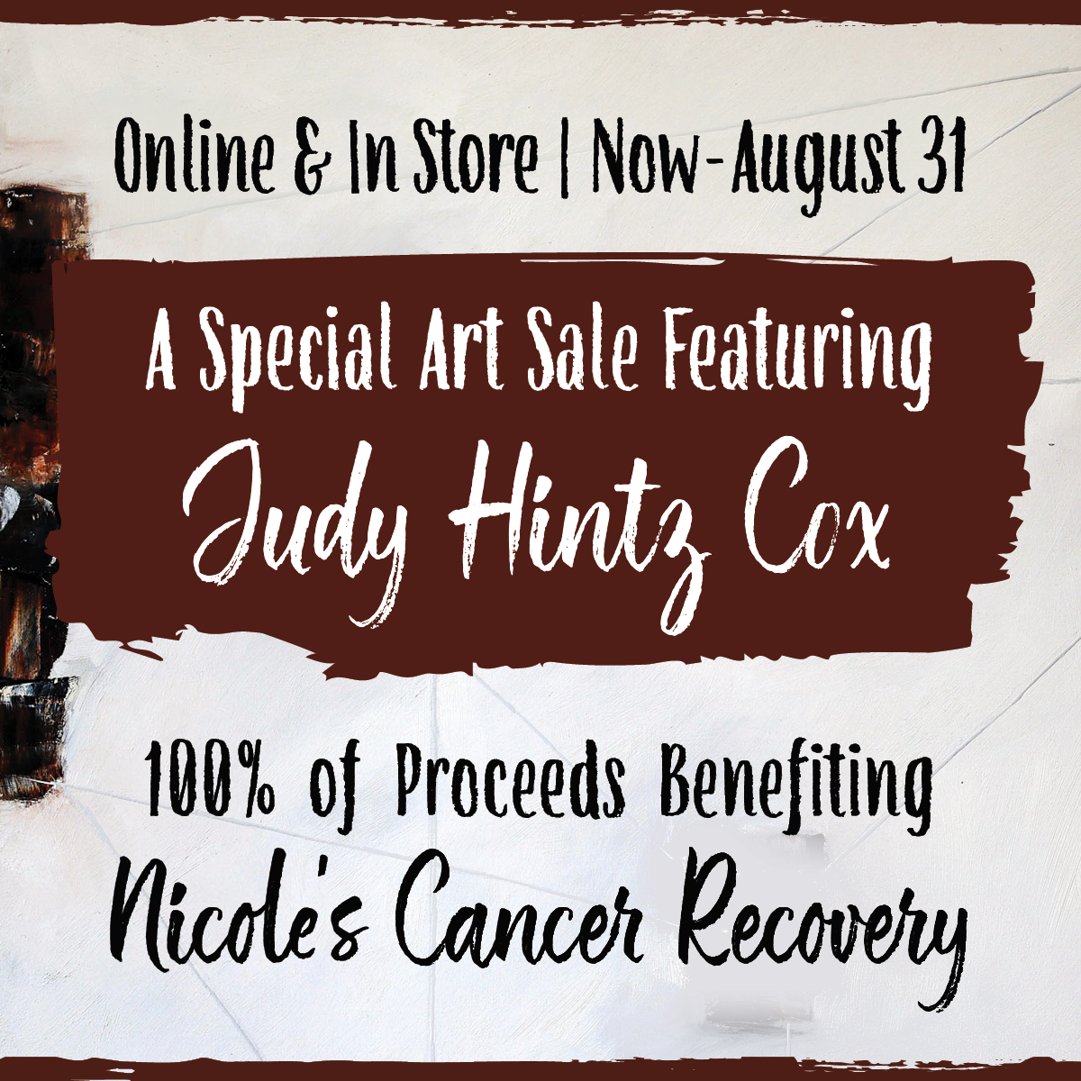 Special Art Sale featuring Judy Hintz Cox