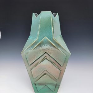 Faceted Vessel with Arrow Pattern (BPE 336)