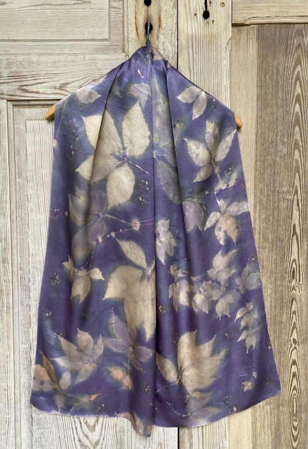 Silk Scarf "Virginia Creeper" (RY25.7)