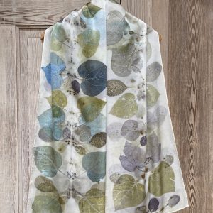 Silk Scarf "Redbud, Catalpa & Smokebush" (RY25.10)