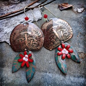 Earrings "Mushrooms" (MS043)