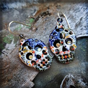 Earrings “Sugar Skull #2” (MS017)