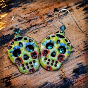 Earrings “Sugar Skull #5” (MS017)