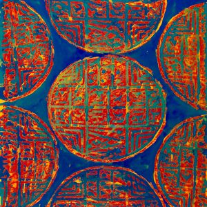 Untitled (Wax Resist) (DG070)