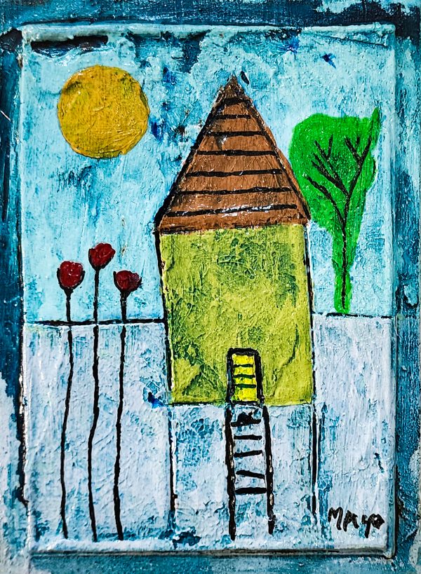 Primitive Hut - Art in Bloom Gallery - Art in Bloom Gallery