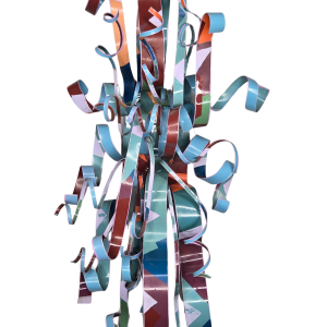 Untitled Metal Ribbon Wall Sculpture, 1986 (DG077)