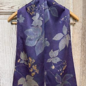 Silk Scarf “Virginia Creeper”(RY26.8)
